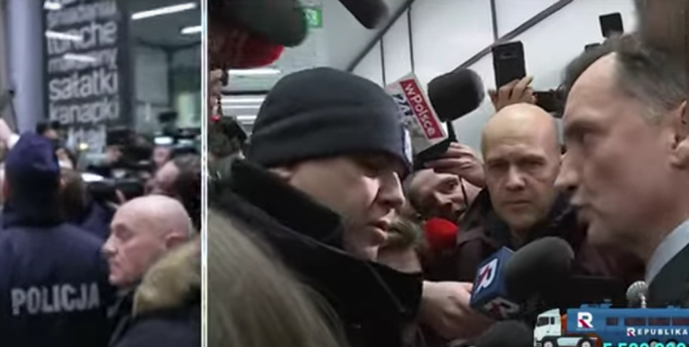 Zbigniew Ziobro zatrzymany przez policję po wyjściu z TV Republika
