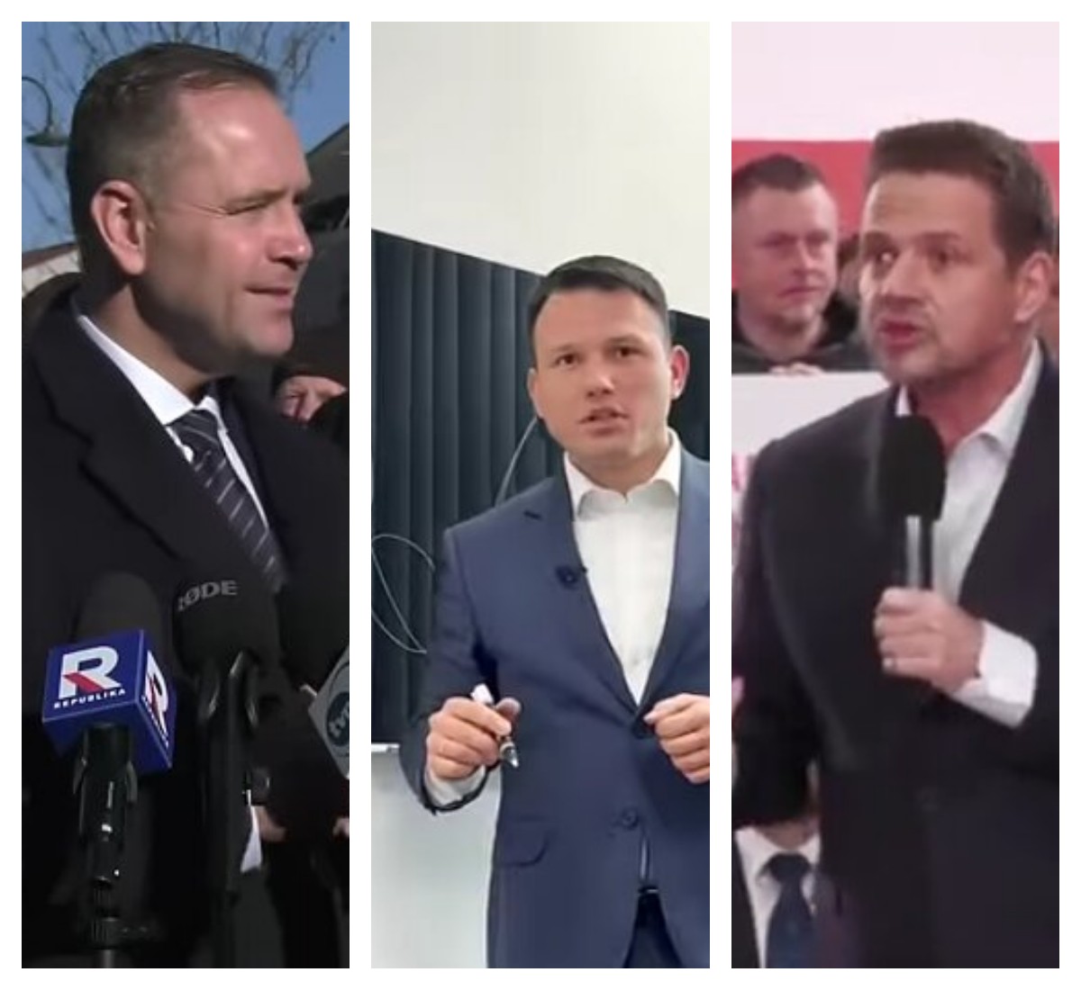 Sondaż IBRiS: Mentzen poniżej 10 proc. Prowadzi zdecydowanie Trzaskowski, ale…