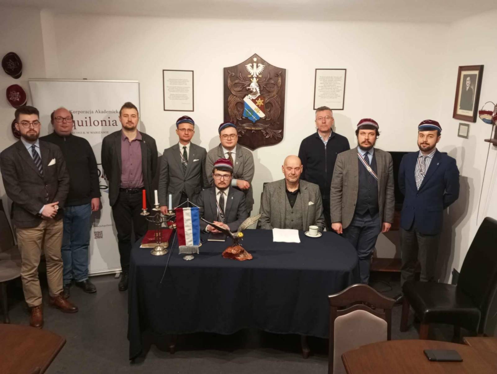 Dr Patey zapoznał warszawskich korporantów z dorobkiem prof. Romana Rybarskiego