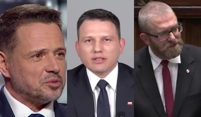Sondaż IBRiS zaufania do polityków: Trzaskowski liderem, za nim Morawiecki. Braunowi i Mentzenowi nie ufa najwięcej respondentów
