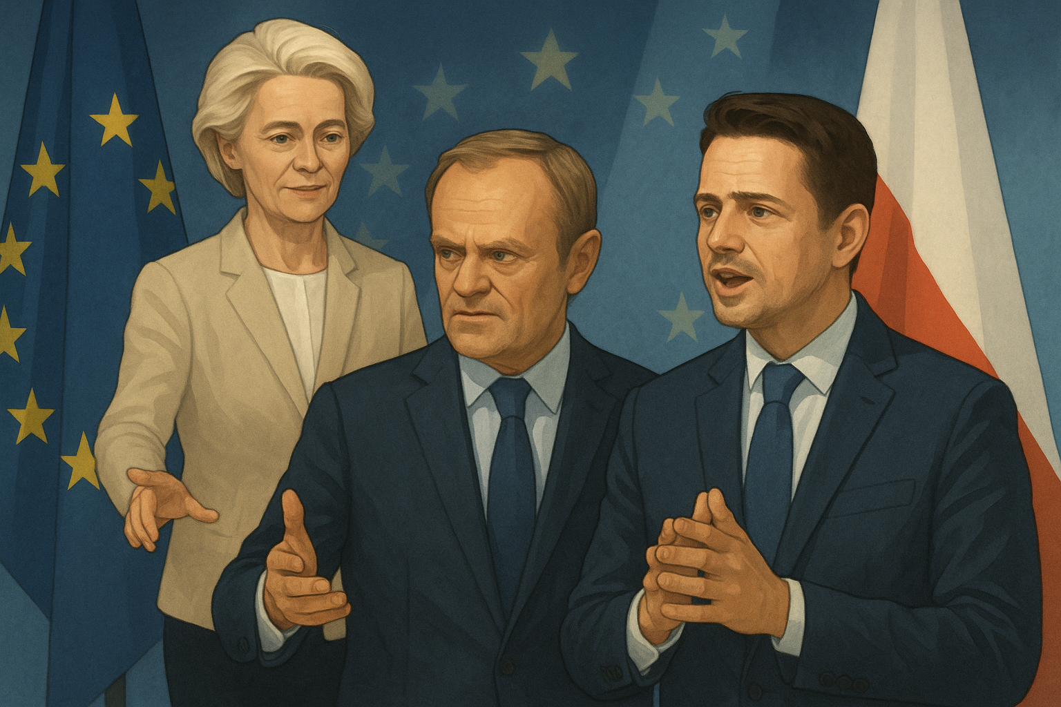 “Le Monde”: jak von der Leyen wspiera Tuska i Trzaskowskiego przed wyborami prezydenckimi?