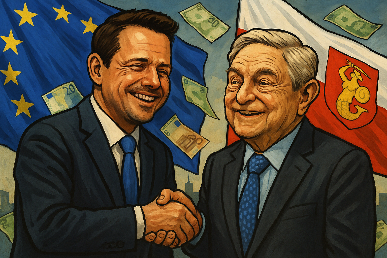 Trzaskowski na debacie: Wolę Sorosa niż Orbana