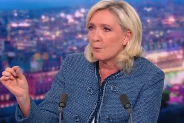 Le Pen gromi Macrona: “Podsyca wojnę na Ukrainie”