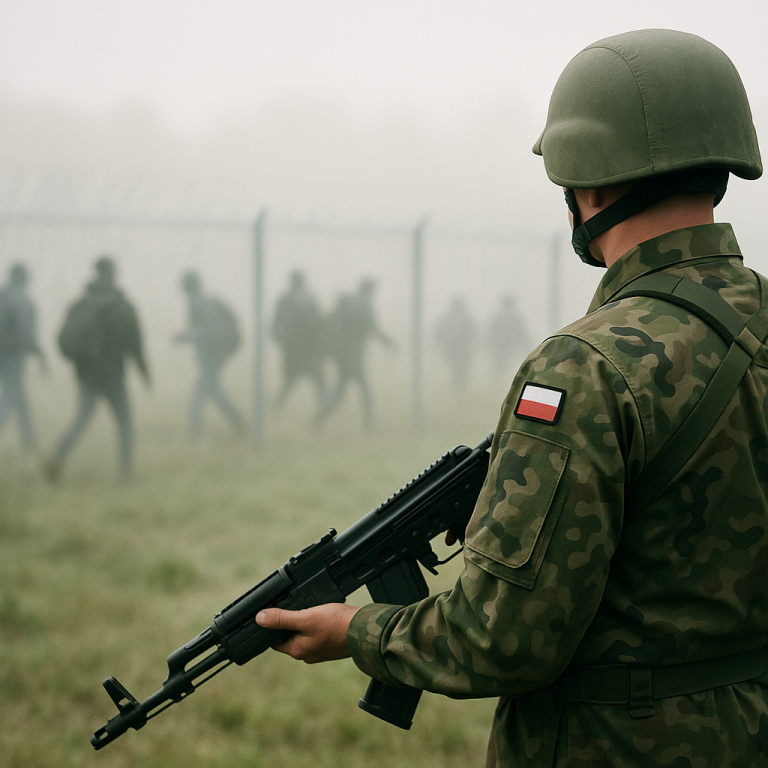 Akt oskarżenia wobec żołnierza, który oddał strzały ostrzegawcze wobec migrantów na granicy z Białorusią