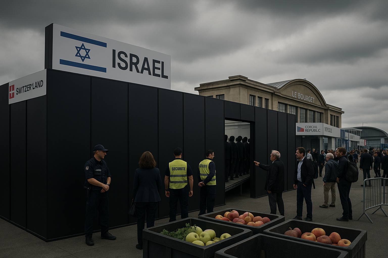 A clash between the French and the Israelis at the Paris Air Show. "Unprecedented and outrageous"