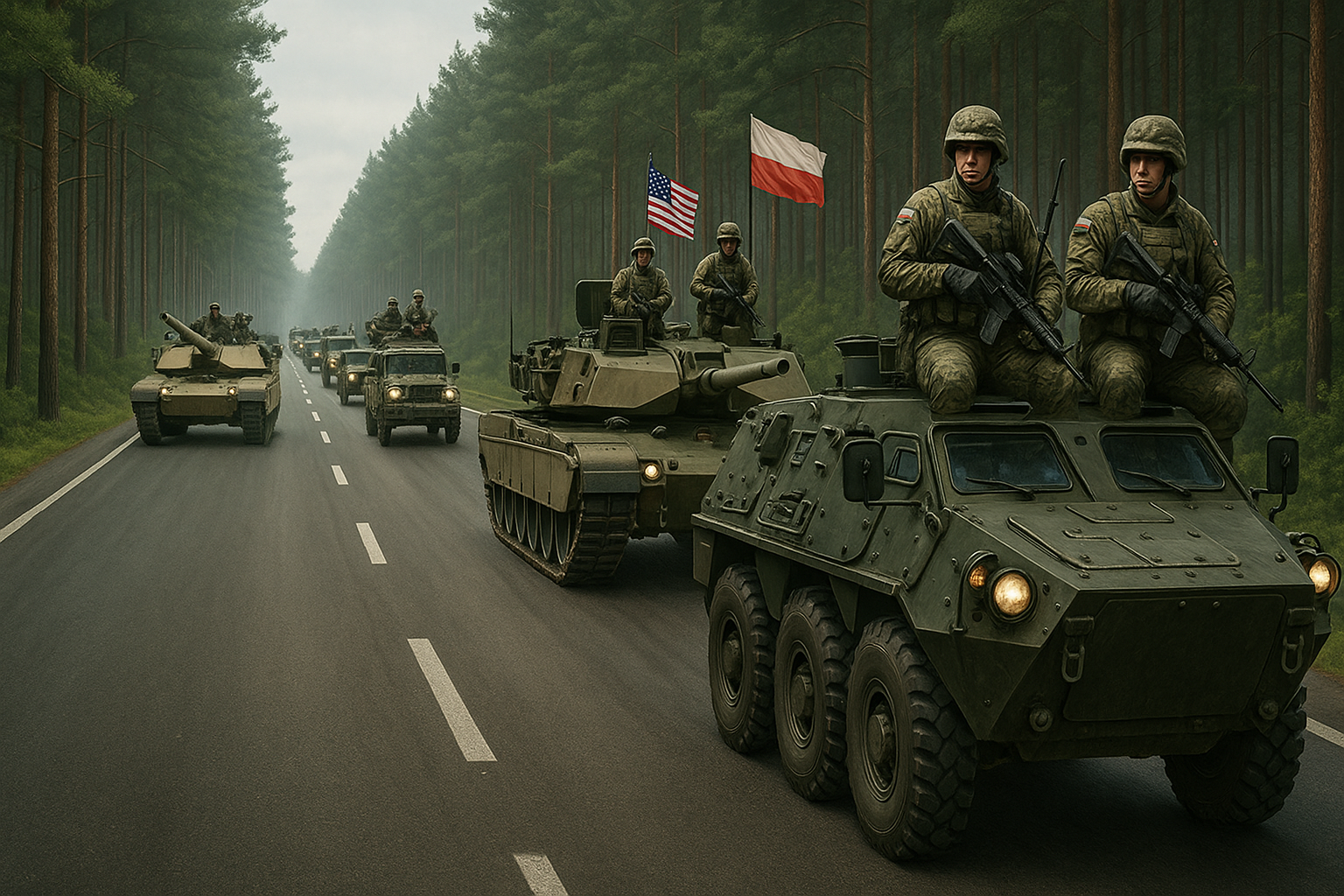 MON chce zbudować nową drogę na wypadek wojny z Rosją. Ma połączyć 8 miast