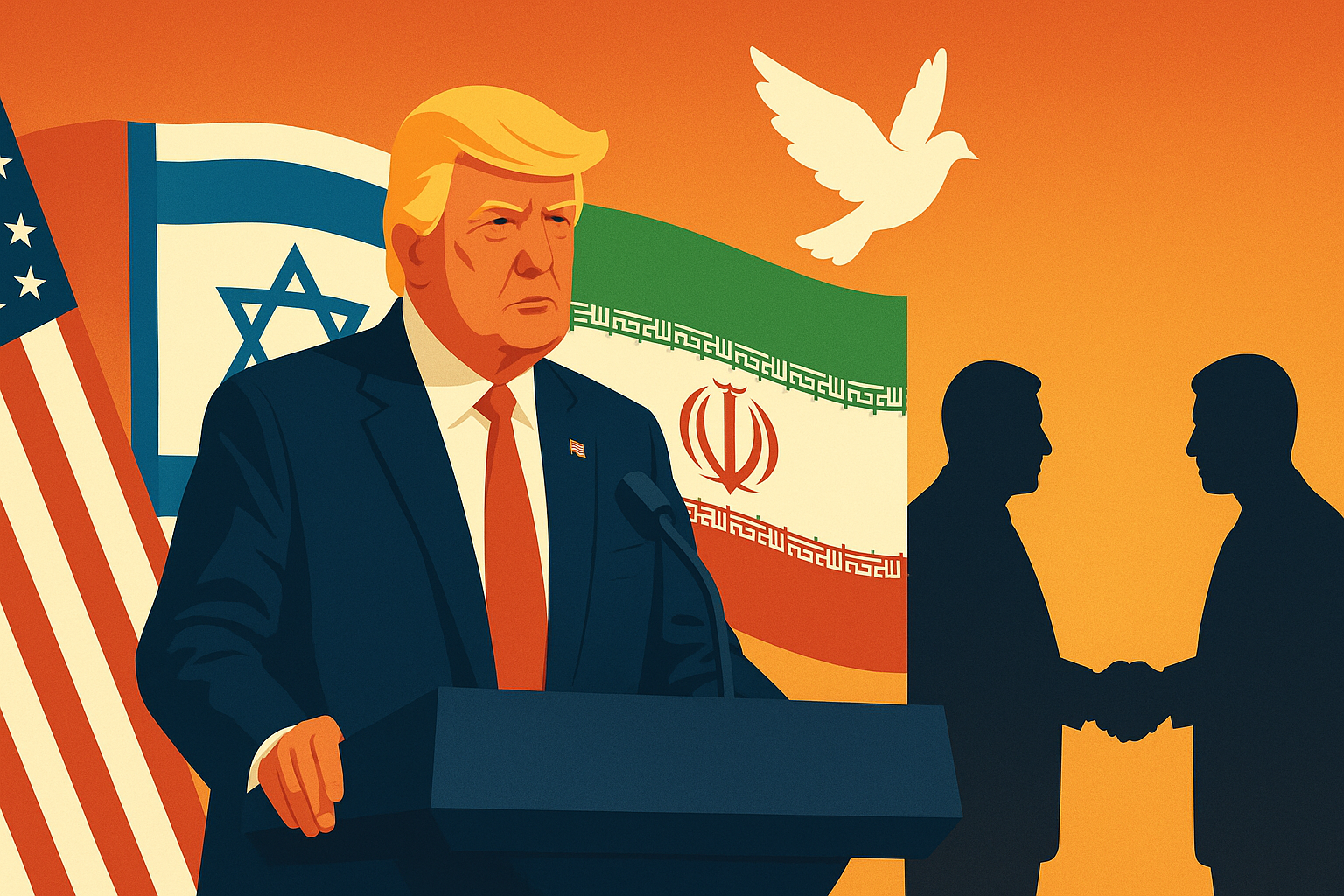 Trump ogłosił „całkowite i zupełne” zawieszenie broni między Izraelem a Iranem