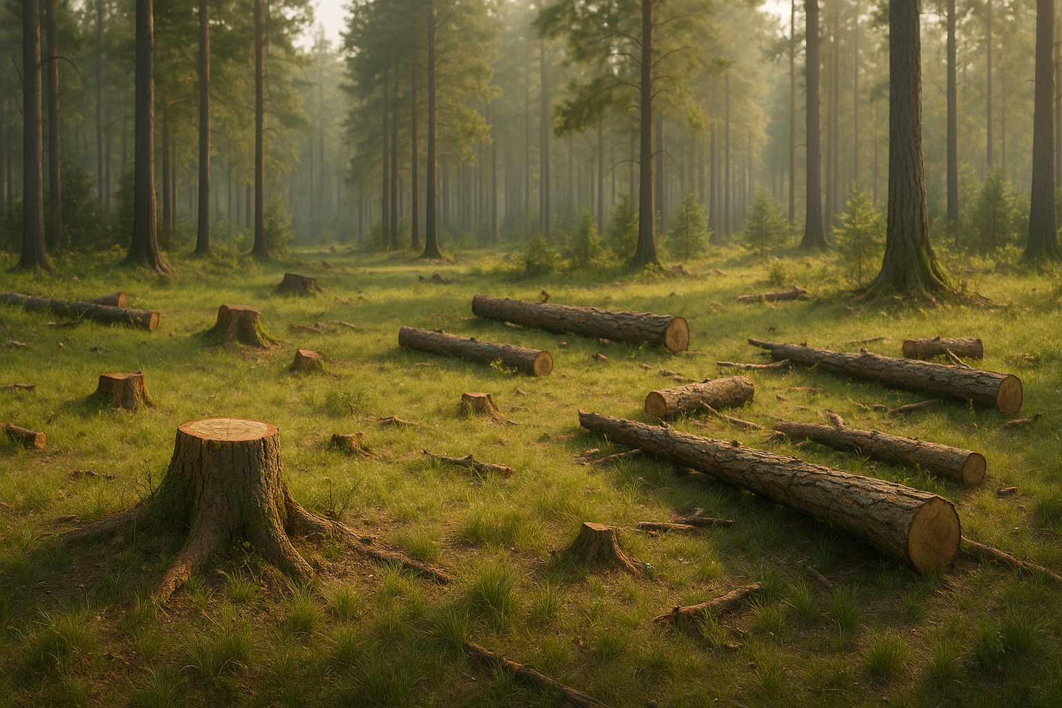 21% Polaków sądzi, iż drewno da się pozyskać bez wycinki drzew