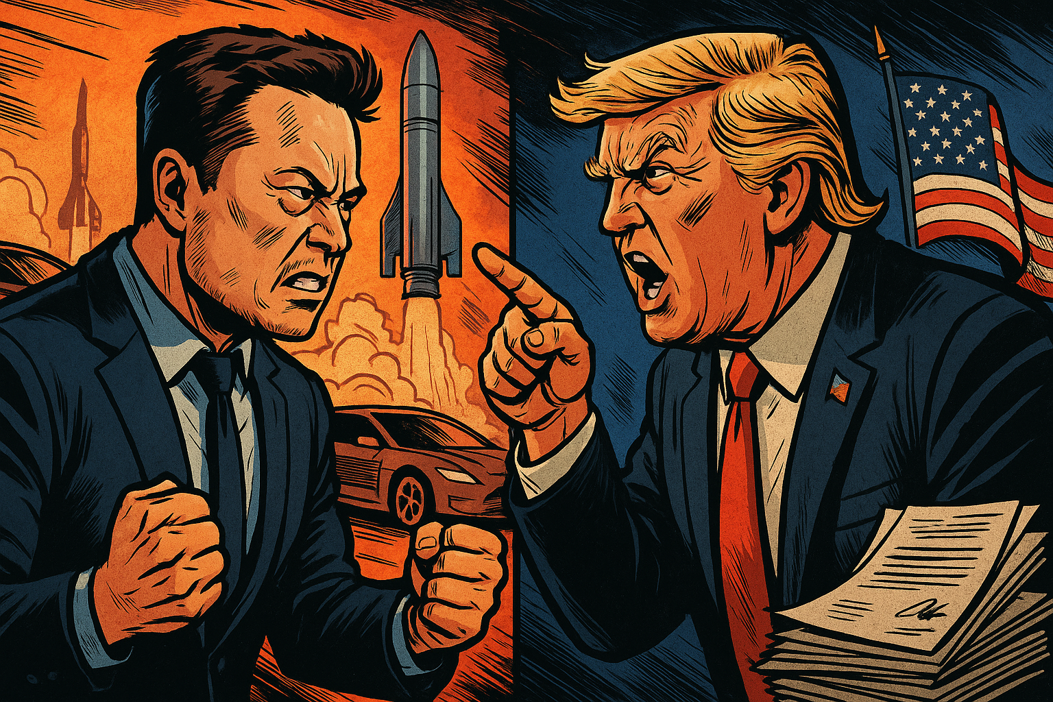 ‘Time to drop a truly  large  bomb.’ Musk says he has evidence of Trump’s engagement  in Epstein sex scandals