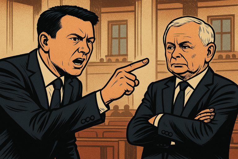 Mentzen ostro krytykuje Kaczyńskiego: „PiS zachowuje się jak Rosja”