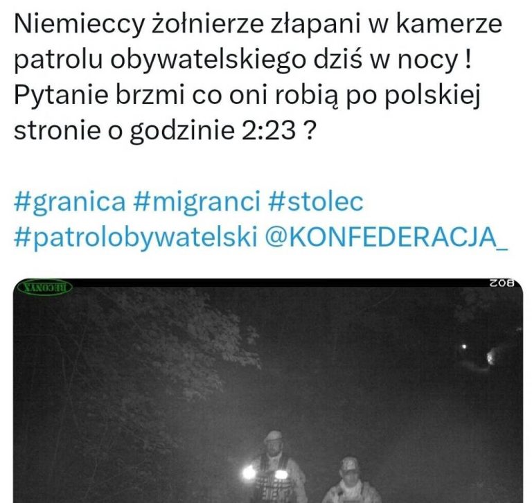 Działaczka Konfederacji uderza fejkiem w służby graniczne