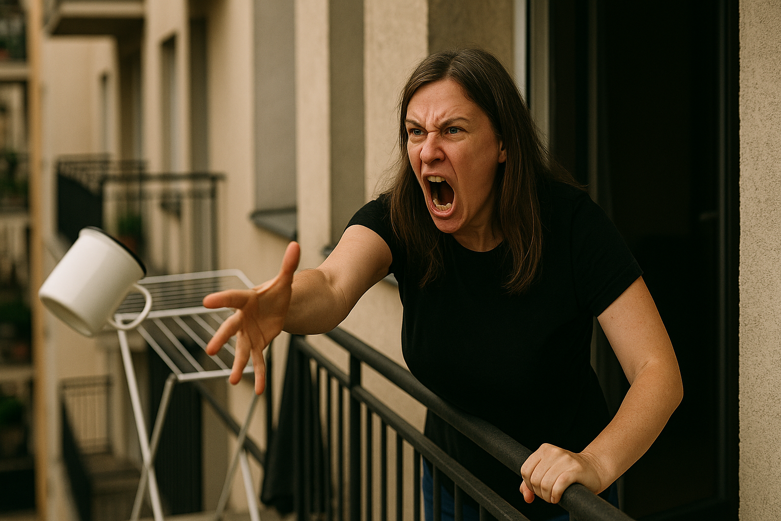 Ukrainka wyrzucała przedmioty z balkonu. Interwencja policji zakończyła się deportacją z Polski