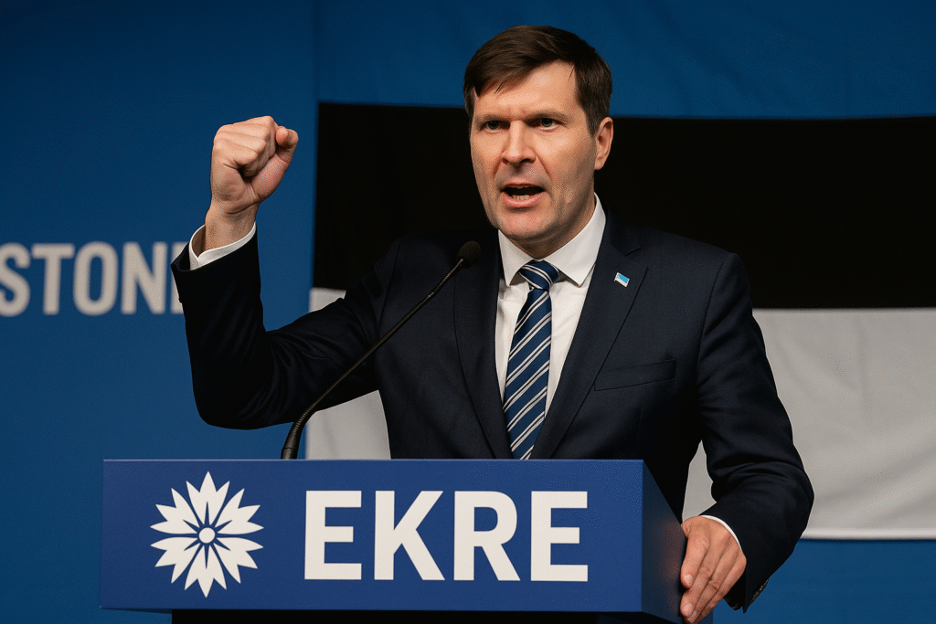 EKRE na fali: estońska partia narodowo-konserwatywna rośnie w siłę przed wyborami samorządowymi