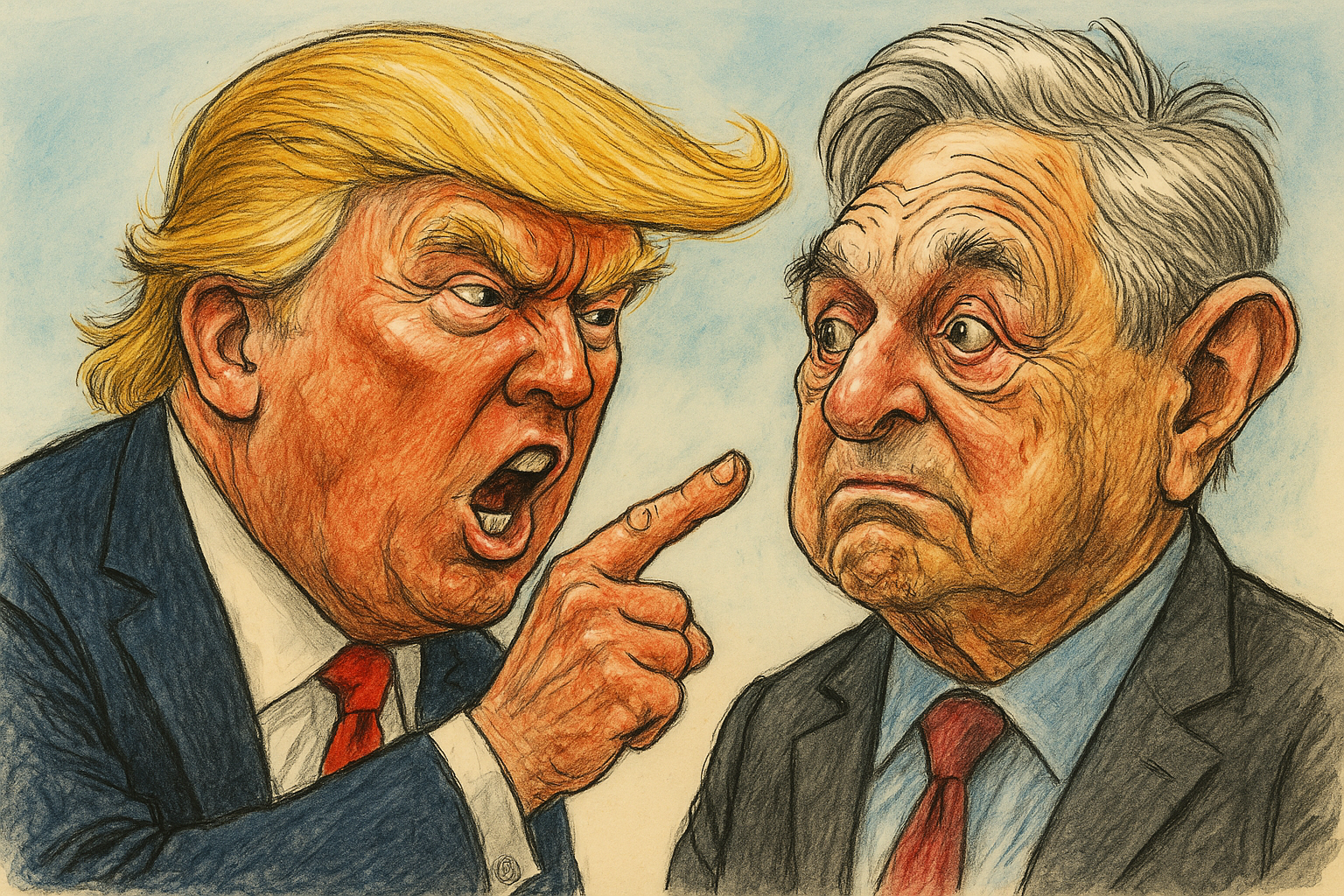 Trump wzywa do postawienia George’a Sorosa i jego „grupy psychopatów” przed sądem w USA