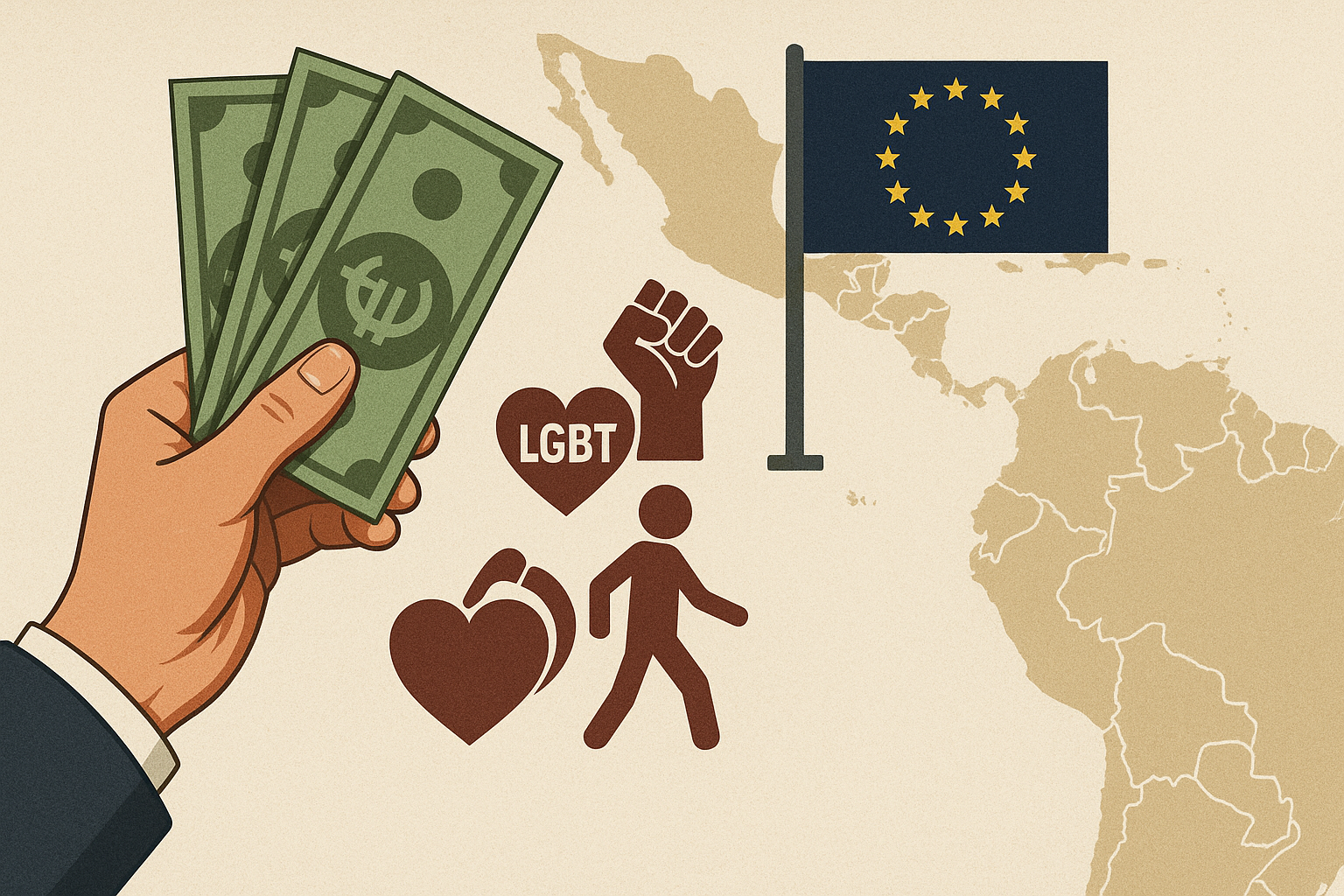 „Zjednoczony front globalistów”. Węgierski instytut opisuje, jak Unia Europejska wspiera lewicę w Ameryce Łacińskiej