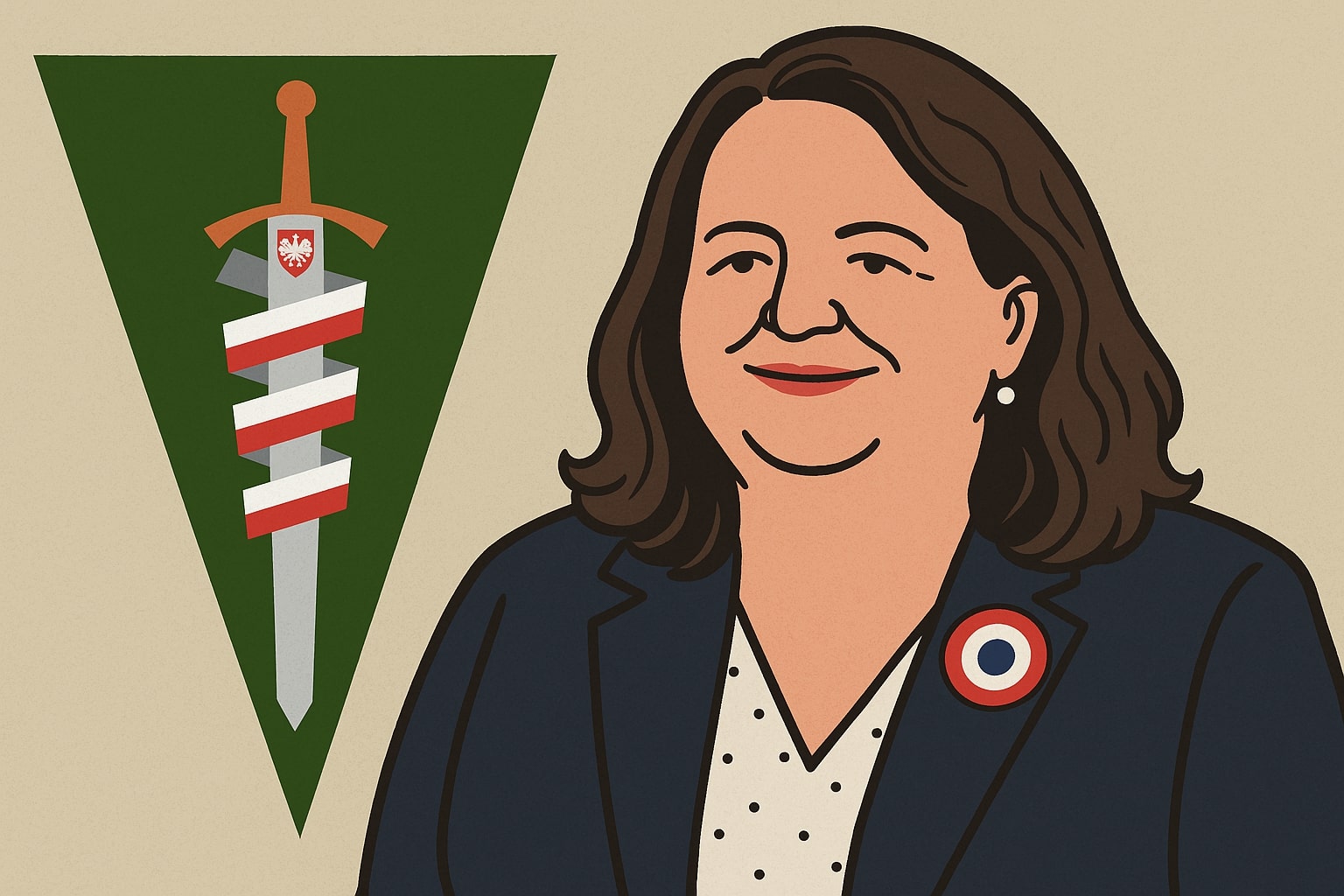 Wiceminister zrównuje symbole banderowskie z mieczykiem Chrobrego