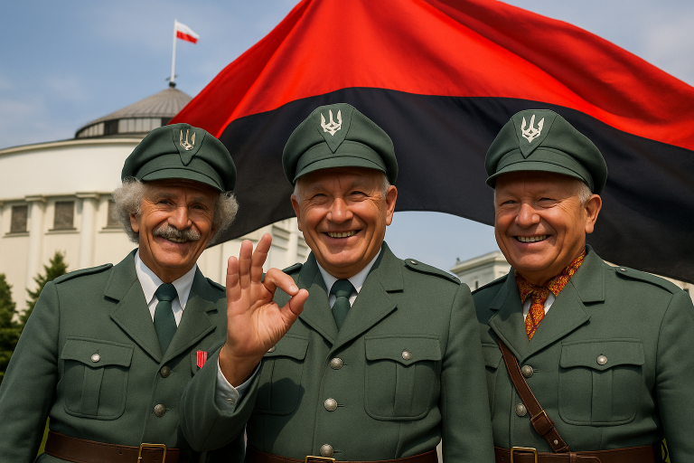 Posłowie koalicji rządowej wraz z Mentzenem odrzucili zakaz propagowania banderyzmu