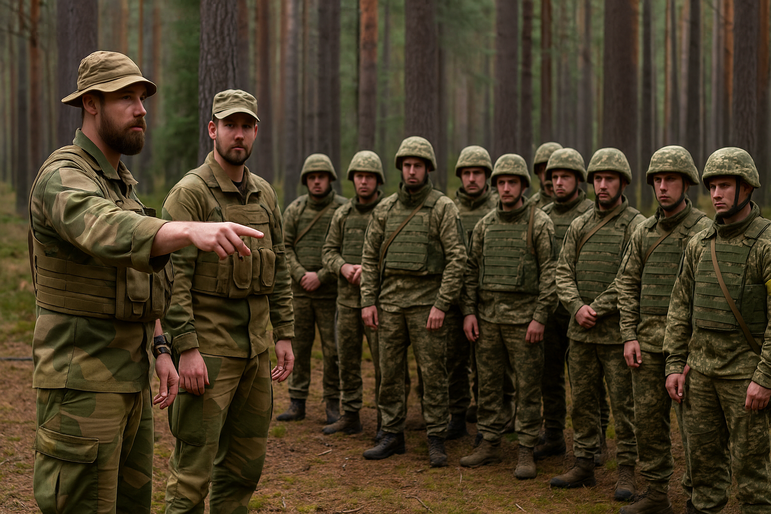 W utajnionej lokalizacji w pd-wsch. Polsce tworzy się obóz szkoleniowy dla ukraińskich żołnierzy