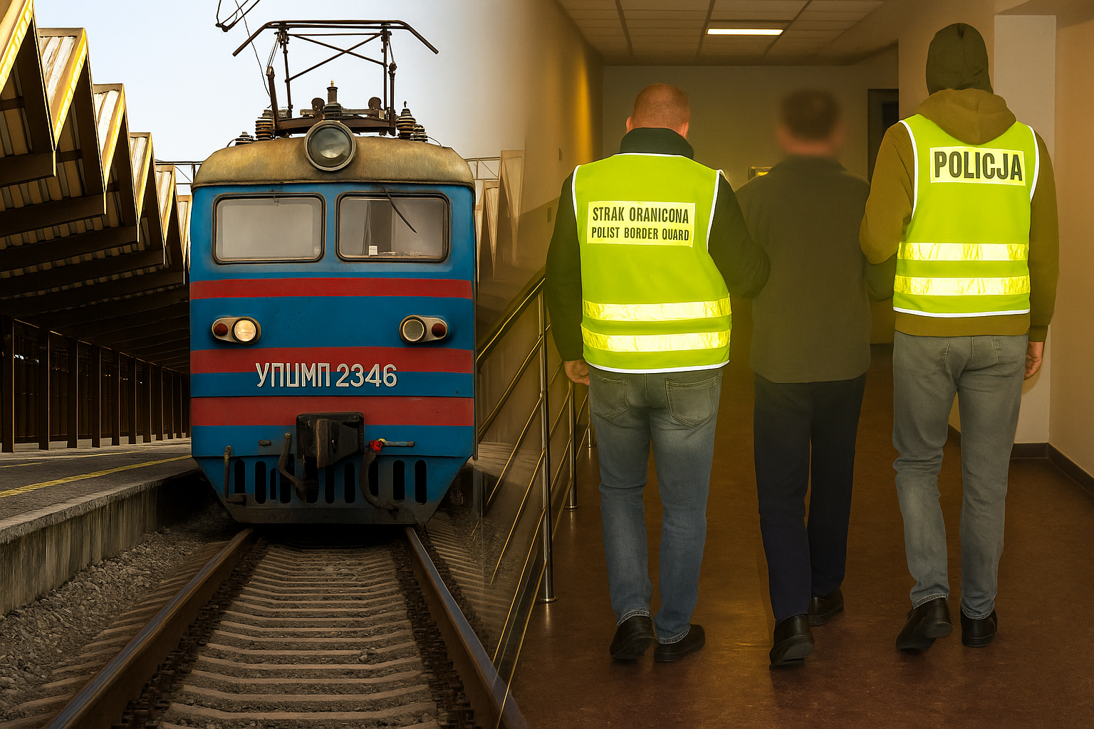 Ukraińscy maszyniści przemycali ludzi w lokomotywach – rozbicie kanału przerzutowego na granicy