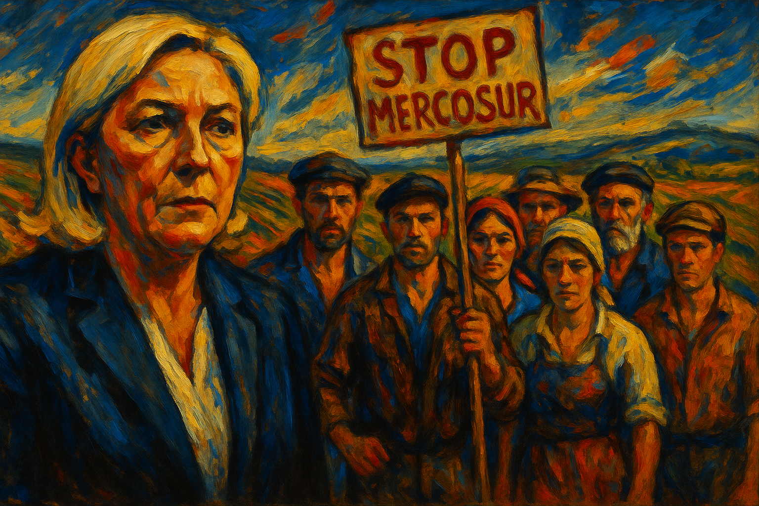 Le Pen's party: "This agreement is simply a betrayal of our farmers, our environment and our sovereignty"