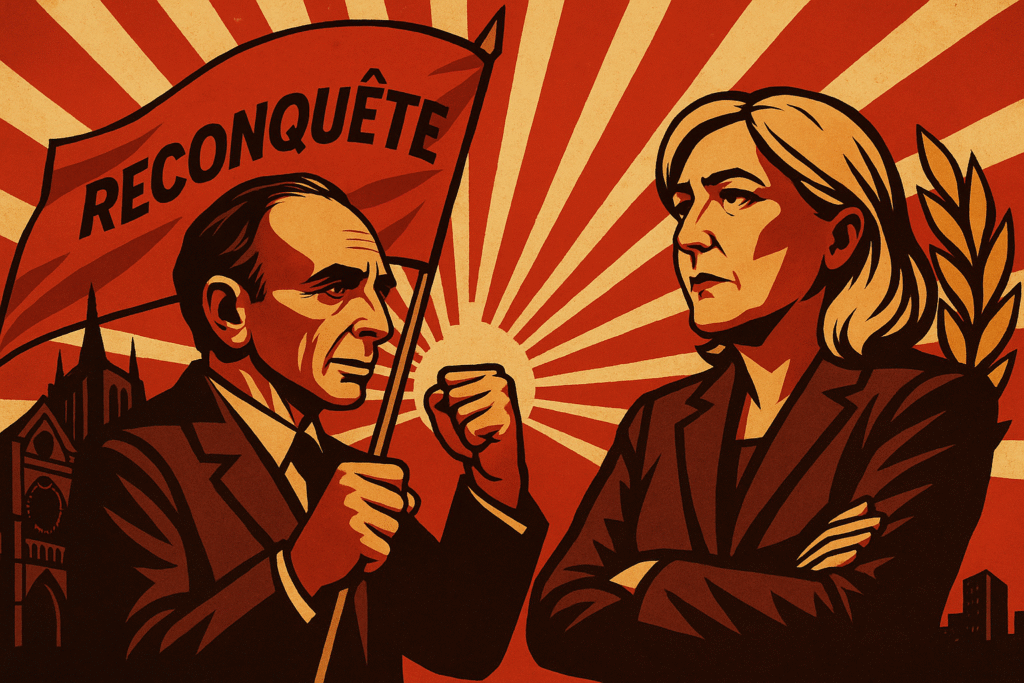 Lider Rekonkwisty: “Marine Le Pen to socjalistka z trójkolorową flagą”