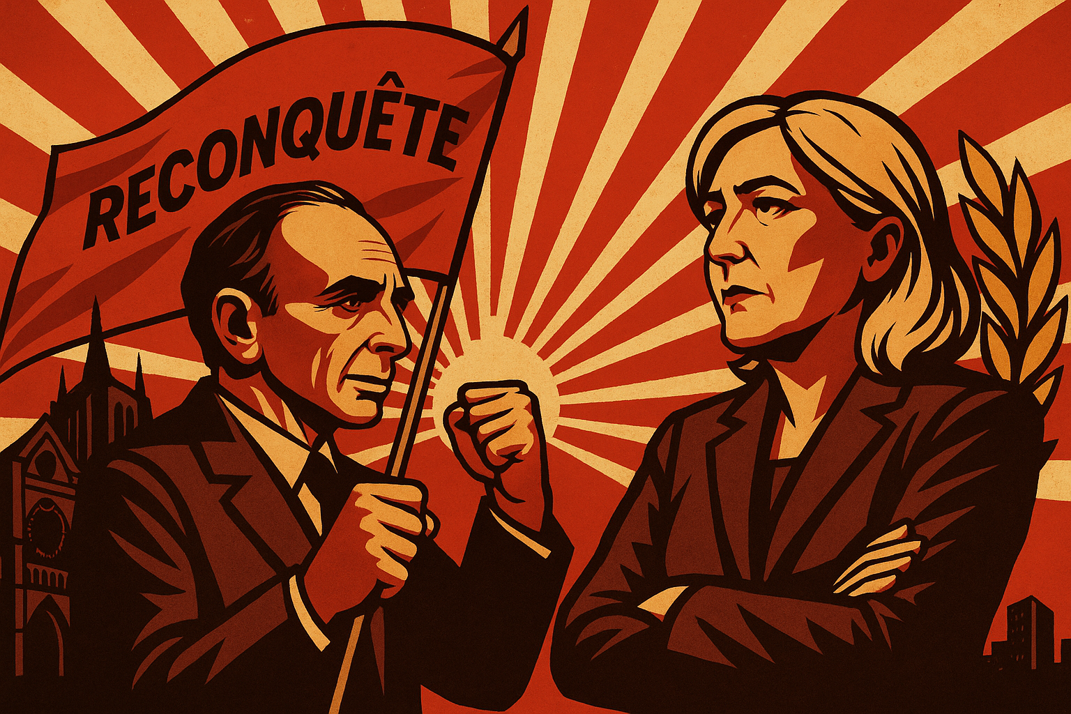 Lider Rekonkwisty: “Marine Le Pen to socjalistka z trójkolorową flagą”