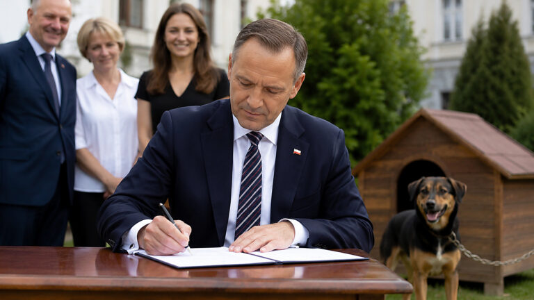 Ustawa łańcuchowa podpisana. Nawrocki kończy spór o psy na uwięzi