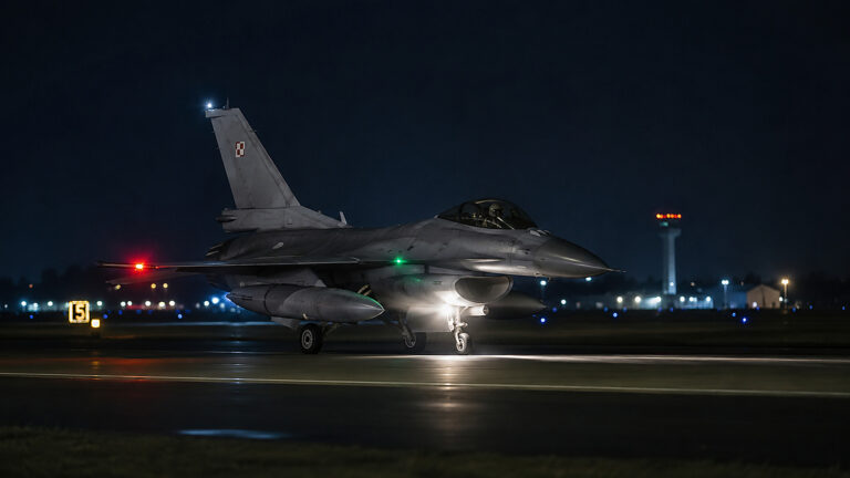 Nocny alarm na Lubelszczyźnie. F-16 ruszył za niezidentyfikowanym obiektem