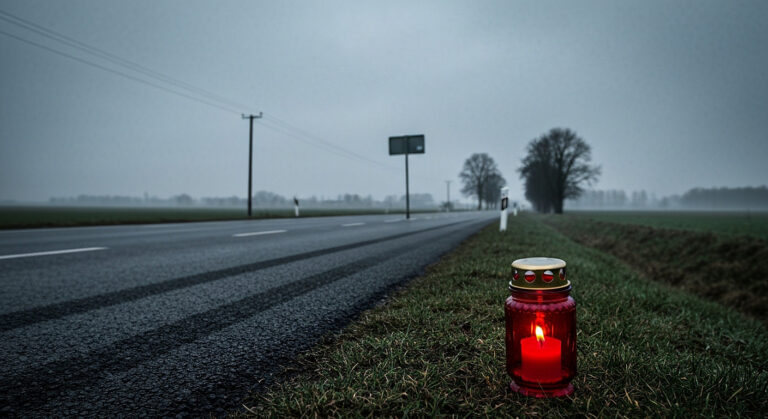 Tragedia na drodze wojewódzkiej pod Staszowem. Nie żyje 22-latek, kierowca był pod wpływem alkoholu