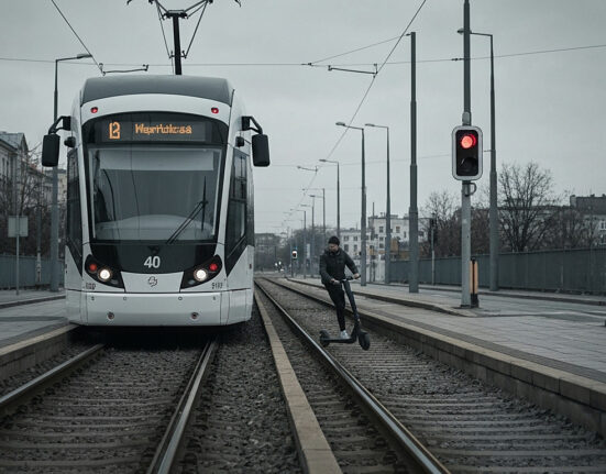 Hulajnoga wjechała pod tramwaj na Siewnej. MPK Kraków apeluje o rozwagę – ilustracja