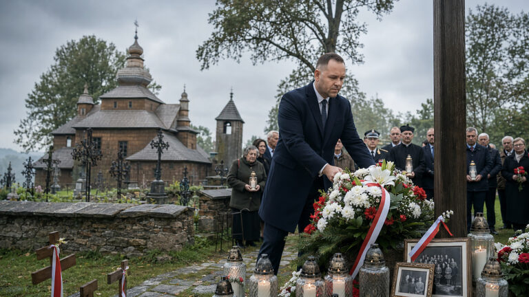 Hołd pomordowanym na Kresach. Prezydent Nawrocki na uroczystościach w Radrużu
