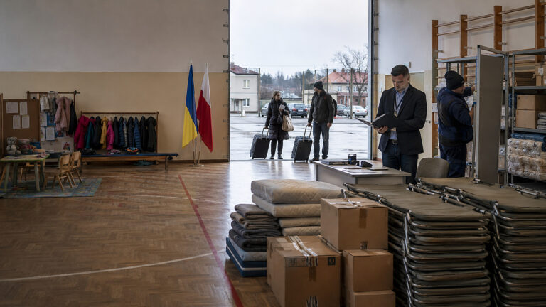Ośrodki dla uchodźców z Ukrainy się wygaszają. Nad wschodnią granicą miejsc jest coraz mniej