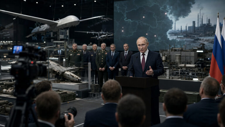 Putin grozi Ukrainie coraz silniejszymi uderzeniami. Tłem ukraińskie drony w głębi Rosji