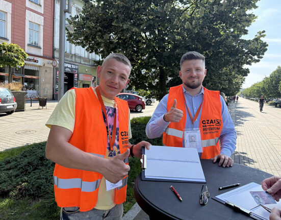 Tomasz Dorosz mobilizuje Częstochowę do referendum. Narodowcy w pierwszym szeregu – ilustracja