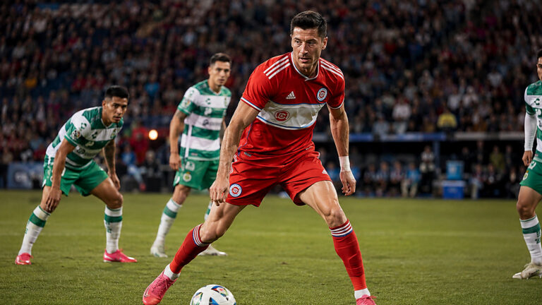 Chicago Fire – Santos Laguna. Lewandowski przyciąga uwagę Ameryki