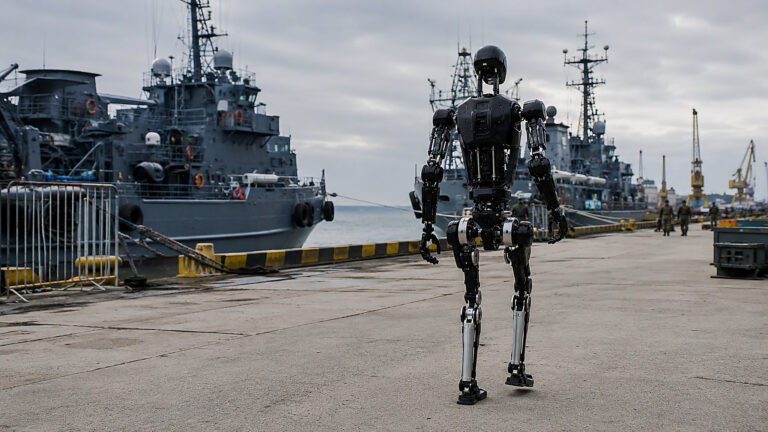 Chiński robot w porcie Marynarki. MON przyznaje brak ostrożności