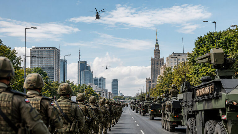 Mentzen kpi z gotowości do defilady. Pyta o realną obronę Polski