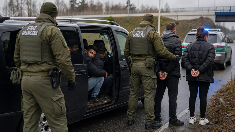Próba przerzutu migrantów do Niemiec. Ukrainka i Gruzin w areszcie