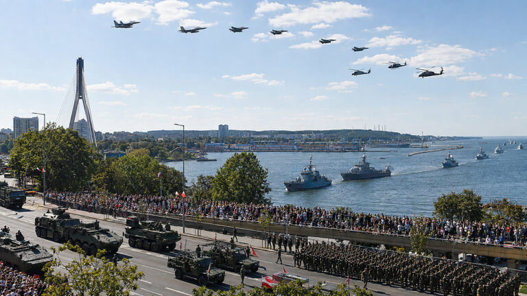 Warszawa i Gdynia w jednym szyku. Armia pokazała ląd, niebo i morze