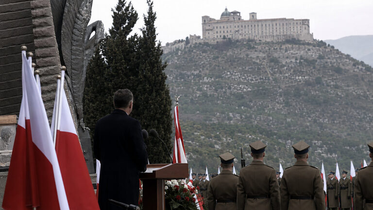 Nawrocki mówił o obrońcach Monte Cassino. Prezydent zaliczył historyczną wpadkę