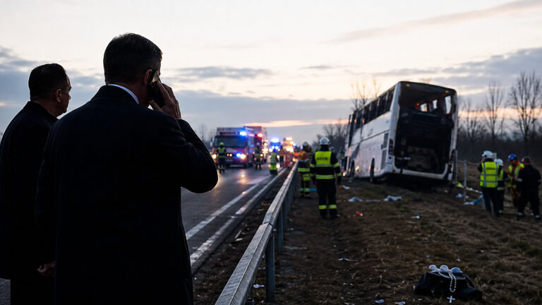 Tusk rozmawiał z Magyarem po tragedii polskich pielgrzymów