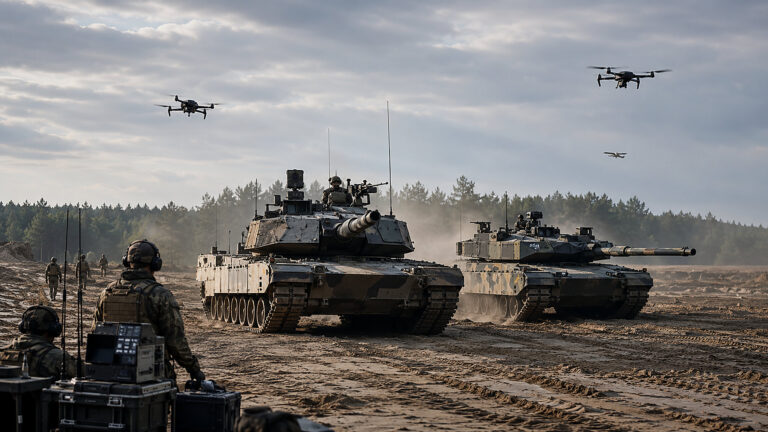 Model 44 w testach. Armia musi pogodzić czołgi z dronami