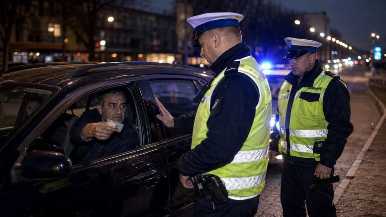 Opole: 52-latek po alkoholu miał proponować policjantom 200 zł łapówki