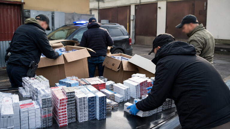 Prawie 25 tys. papierosów bez akcyzy. Służby uderzyły w Lublinie