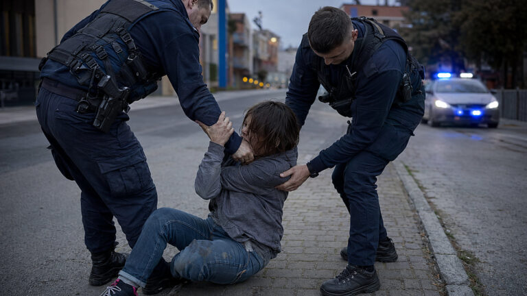 Ukrainka ugryzła policjanta w Zambrowie. Jest wniosek o wydalenie