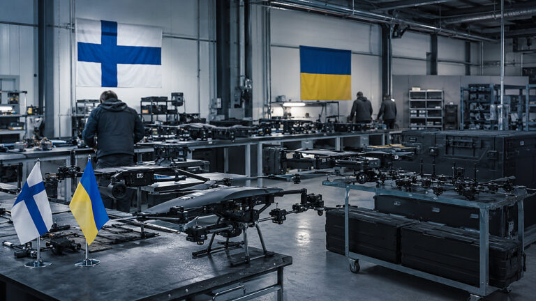 Finlandia odda Ukrainie 90 proc. dronów. Twarda lekcja dla Polski
