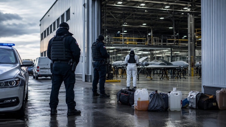 Służby udaremniły podpalenie fabryki dronów. Alarm dla Polski