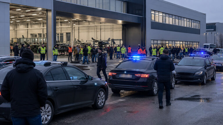 Słowacja udaremniła podpalenie fabryki dronów. 70 osób było w zakładzie