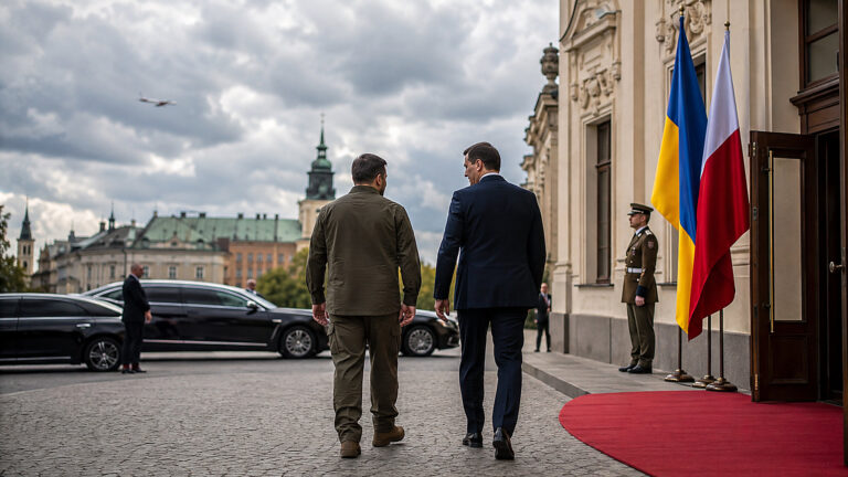 Zełenski u Tuska po rozmowie z Trumpem. Polska nie może być tylko przystankiem