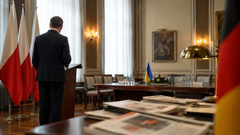 Niemiecka prasa oskarża Nawrockiego. Polacy mają prawo stawiać warunki Ukrainie
